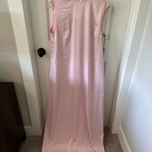 Daily Drills Silky Maxi Dress with Neck Tie